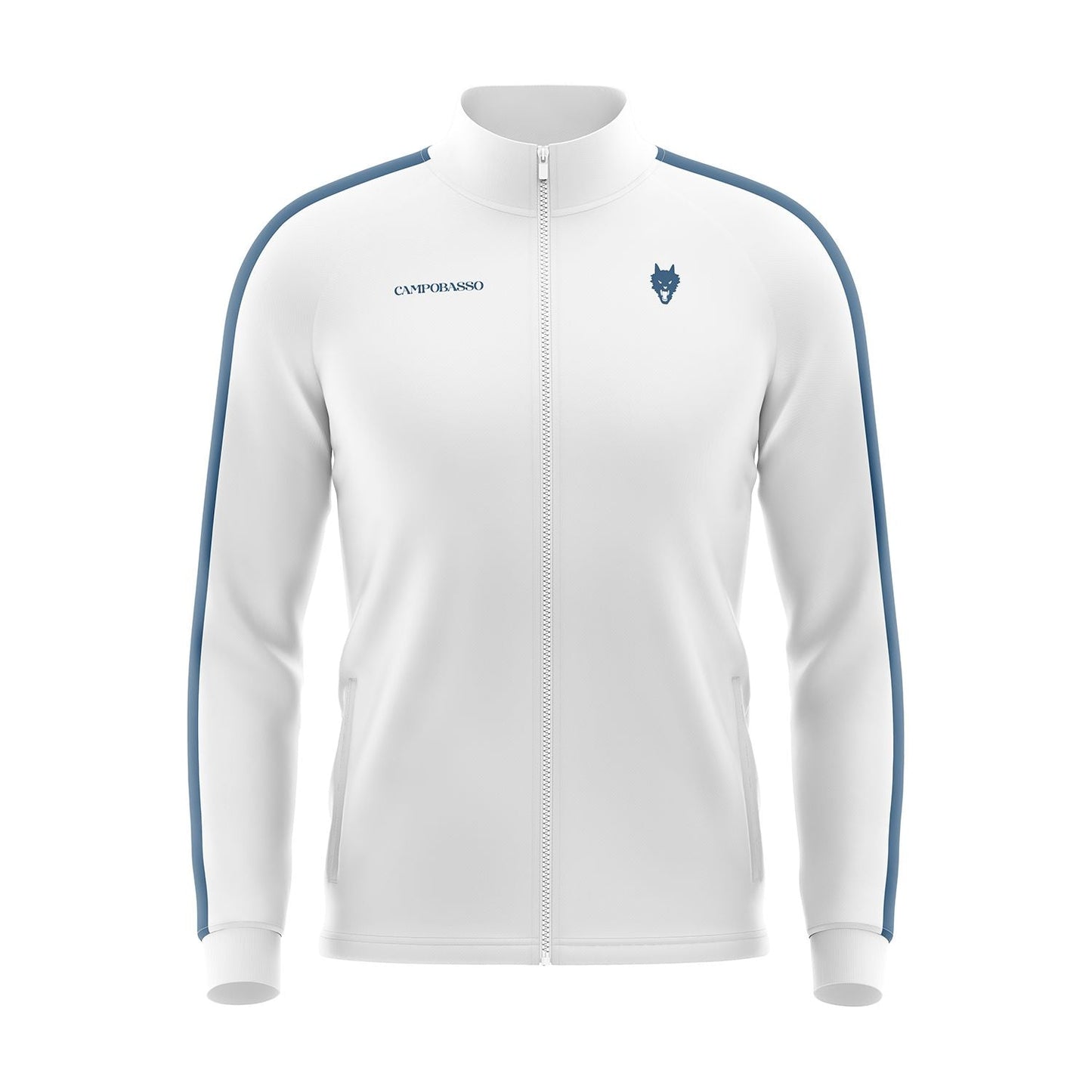 Campobasso Full Zip White Jacket