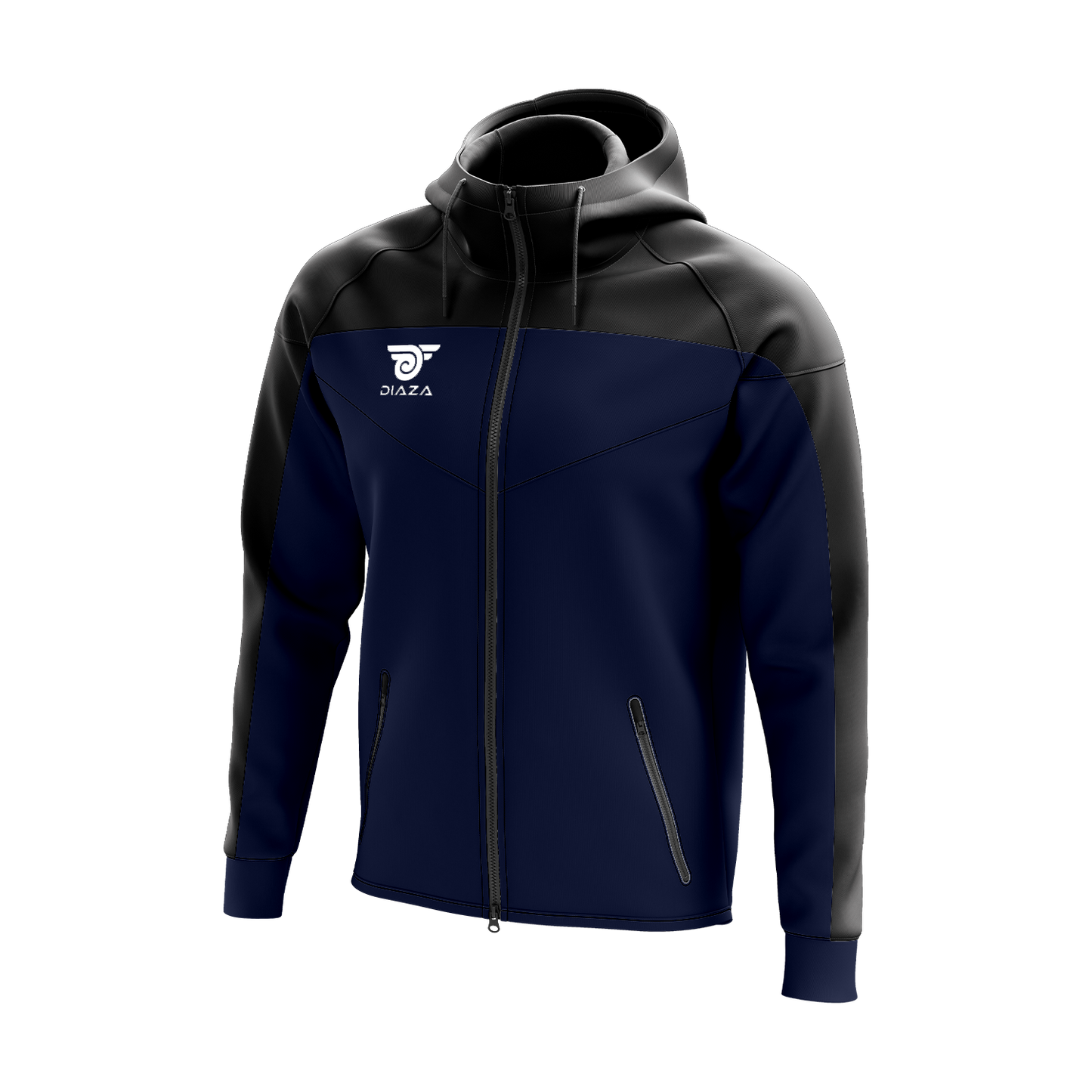 FULL ZIP UP JACKET ZONE BLUE