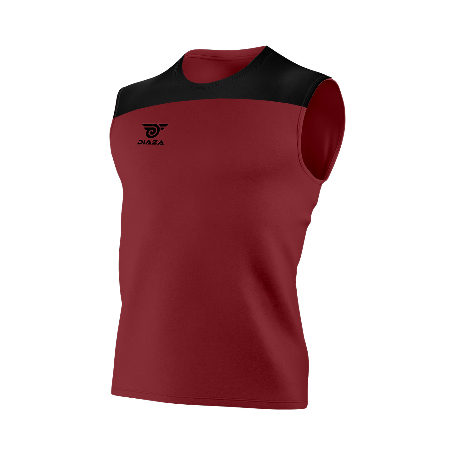SLEEVELESS TRAINING ZONE WINE