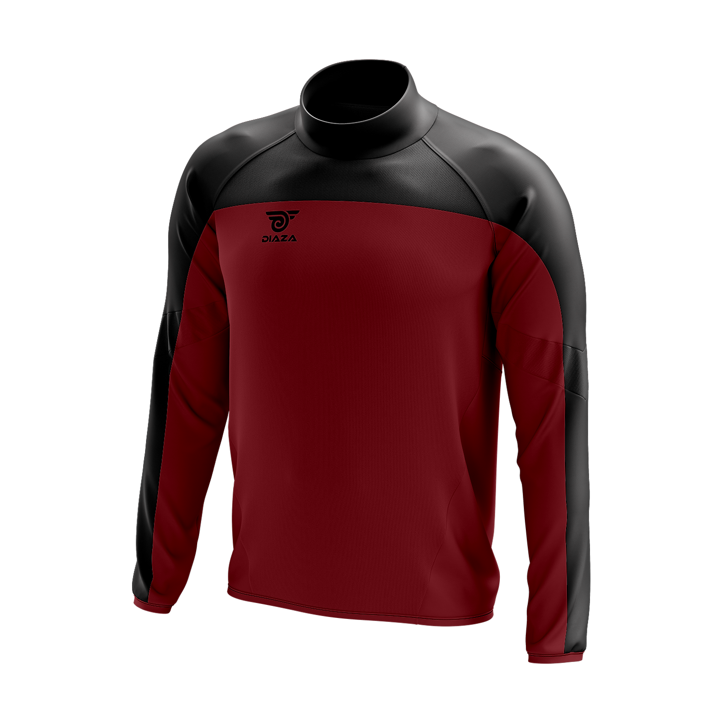 HIGH NECK SWEATER ZONE RED