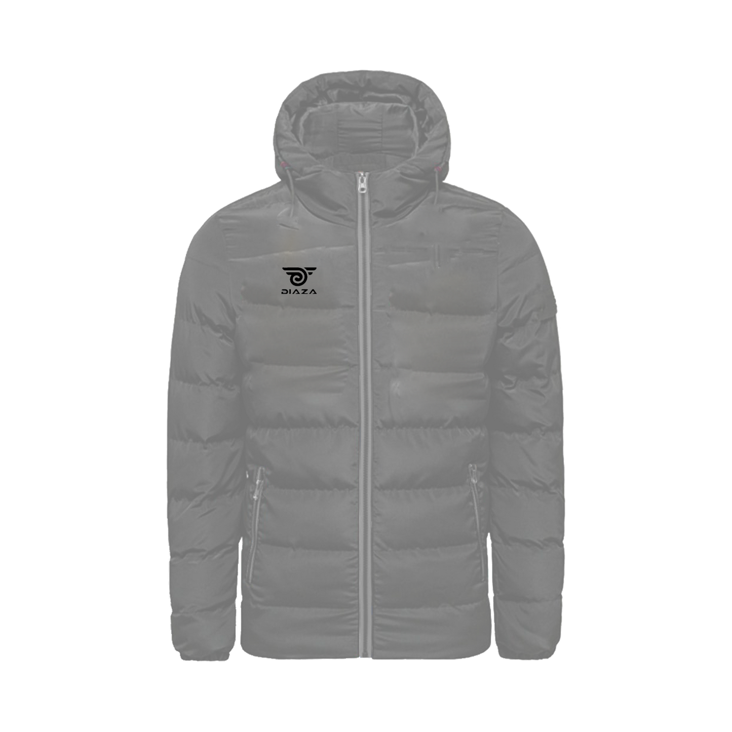 COMPLEX WINTERJACKET WITH HOODIE GREY