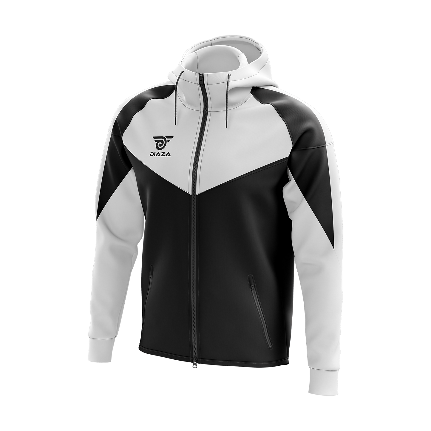 FULL ZIP UP JACKET LAVA WHITE