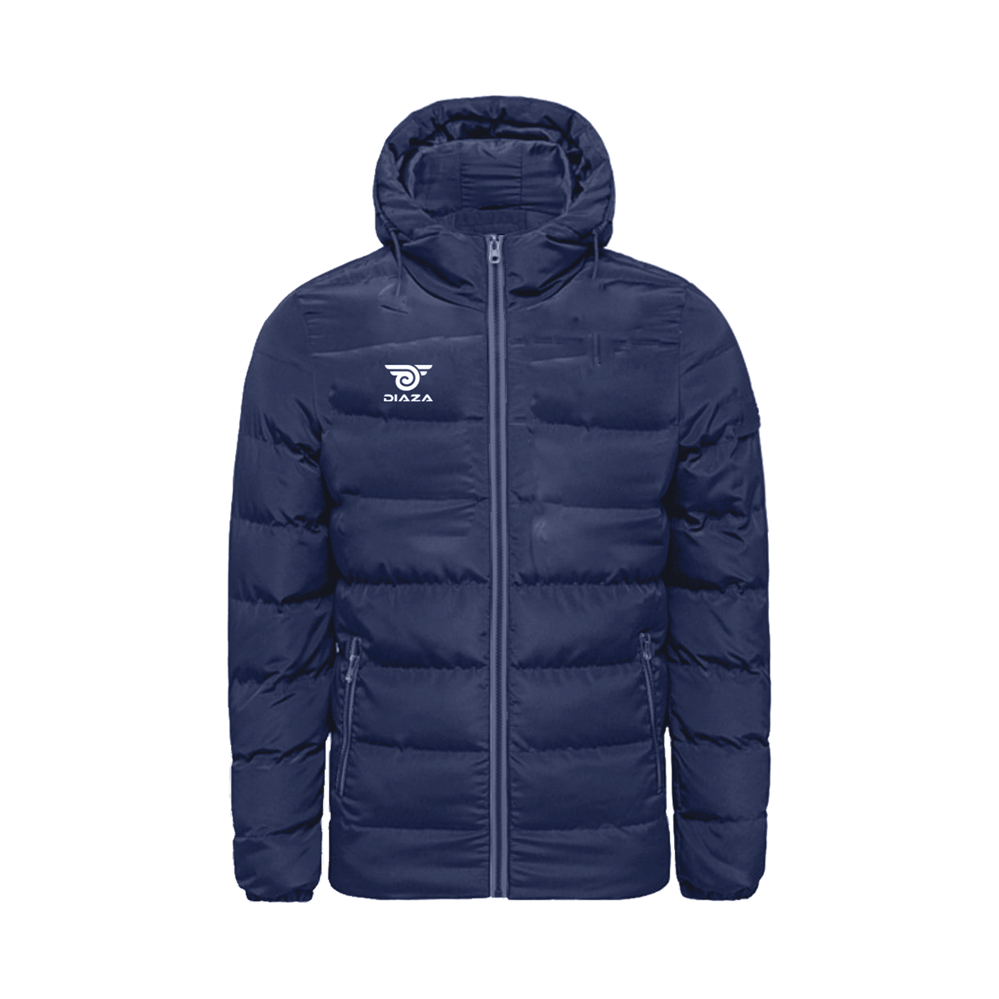 COMPLEX WINTERJACKET WITH HOODIE BLUE