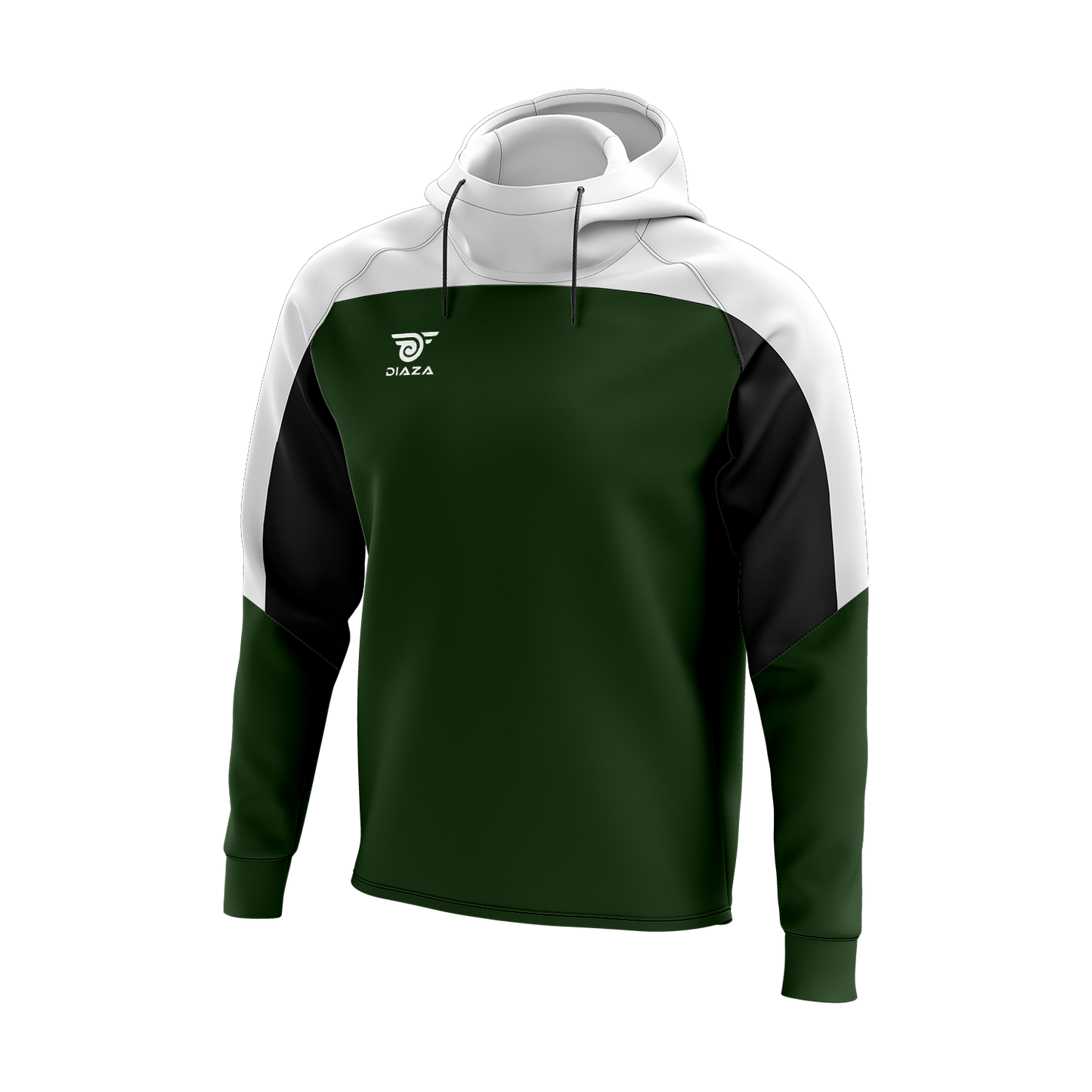 HIGH NECK HOODIE LEGACY GREEN