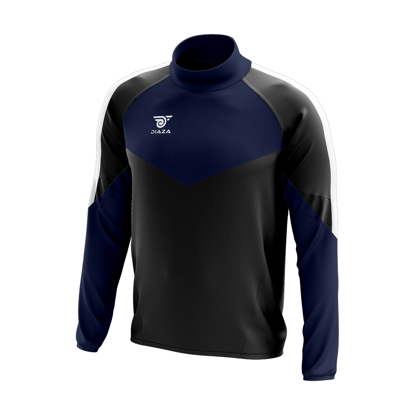 HIGH NECK SWEATER LAVA BLUE