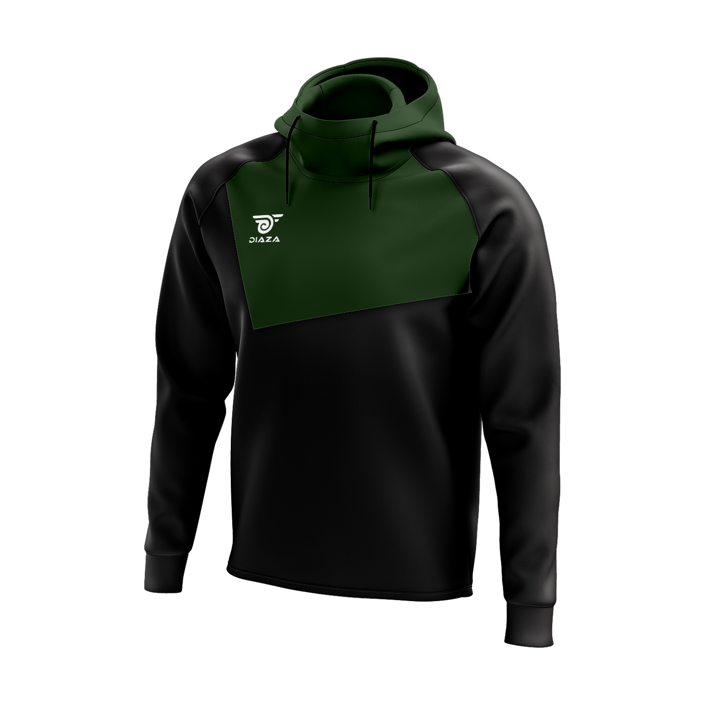 HIGH NECK HOODIE FROSTLINE GREEN