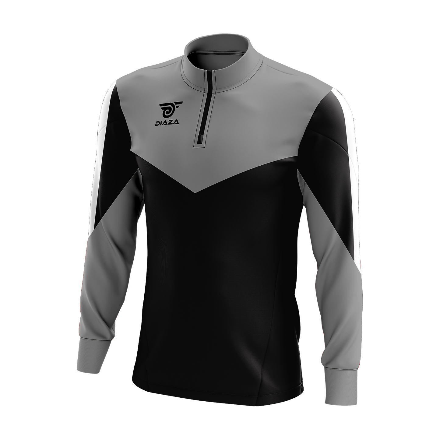3/4 ZIP UP JACKET LAVA GREY