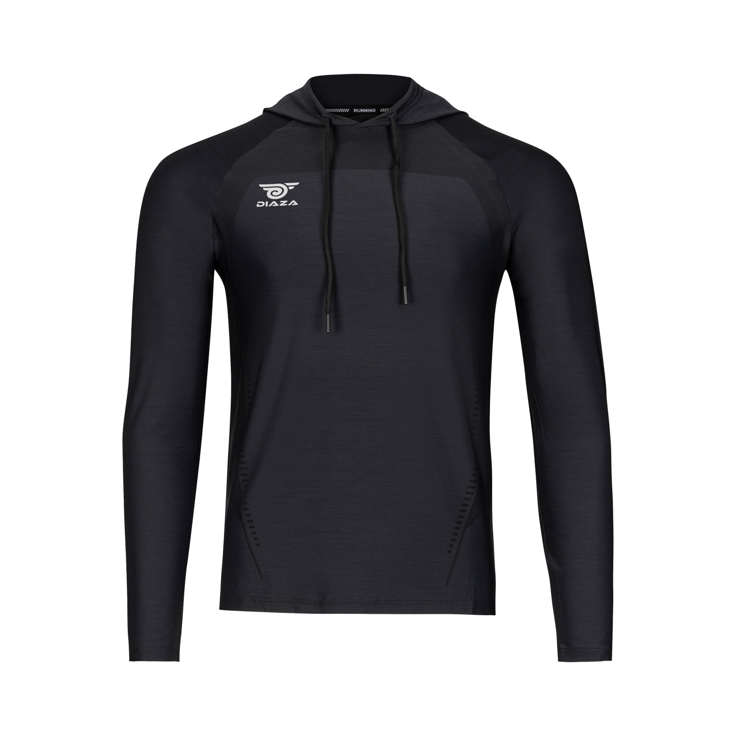 SUBA HOODED LONG SLEEVE BLACK