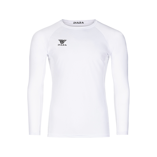 COMPRESSION UNISEX LONG SLEEVE SHIRT WHITE