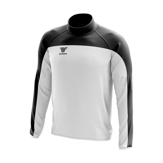 HIGH NECK SWEATER ZONE WHITE