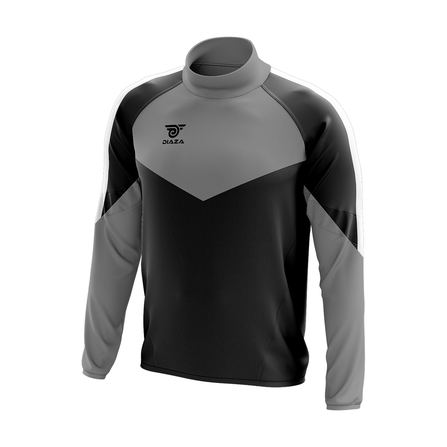HIGH NECK SWEATER LAVA GREY