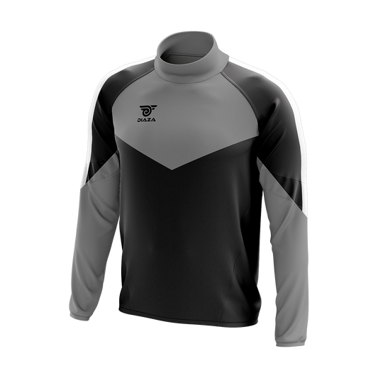 HIGH NECK SWEATER LAVA GREY