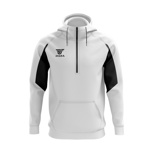 3/4 ZIP UP JACKET WITH HOODIE LEGACY WHITE
