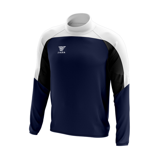 HIGH NECK SWEATER LEGACY BLUE