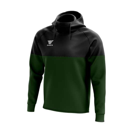 HIGH NECK HOODIE MOMENTUM GREEN