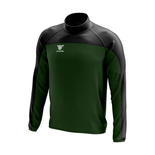 HIGH NECK SWEATER ZONE GREEN