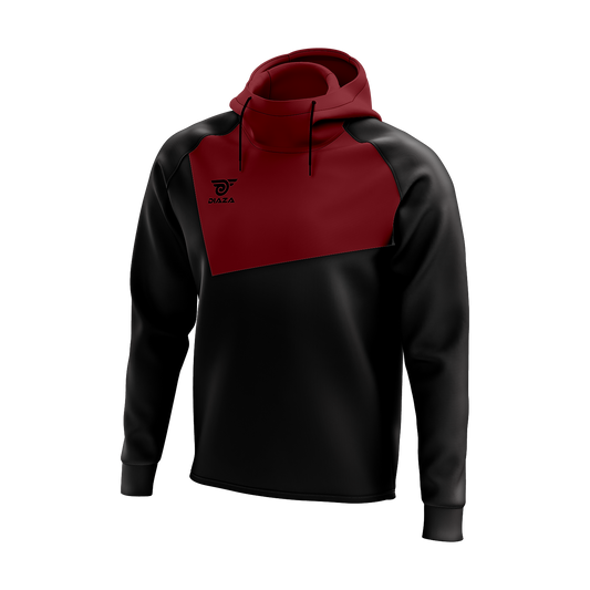 HIGH NECK HOODIE FROSTLINE RED