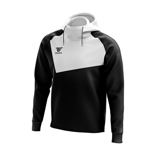 HIGH NECK HOODIE FROSTLINE WHITE