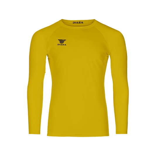 COMPRESSION UNISEX LONG SLEEVE SHIRT YELLOW