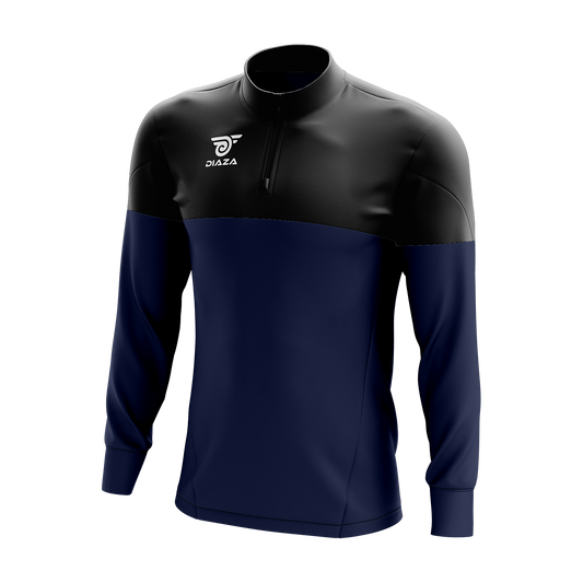3/4 ZIP UP JACKET MOMENTUM BLUE