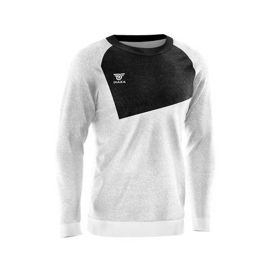 CREW NECK SWEATER FROSTLINE WHITE