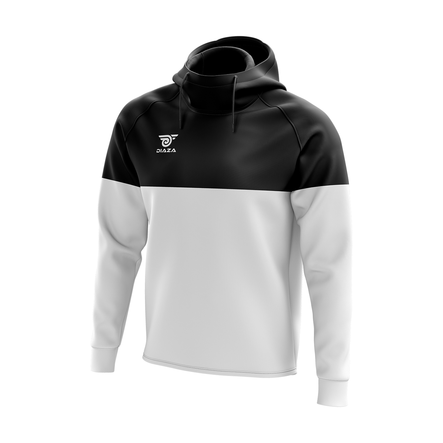 HIGH NECK HOODIE MOMENTUM WHITE