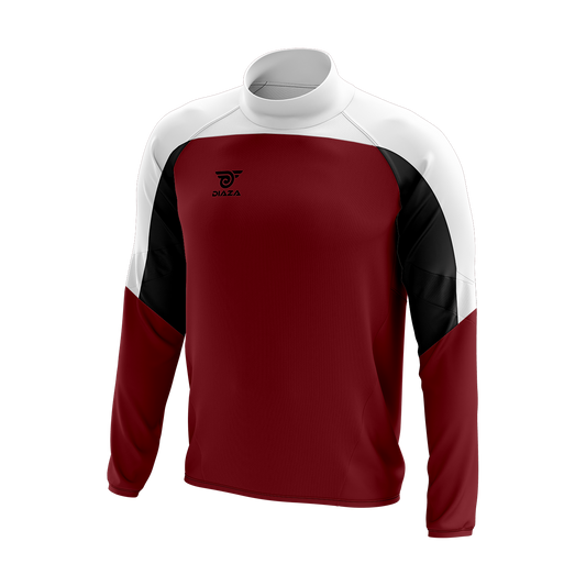 HIGH NECK SWEATER LEGACY RED