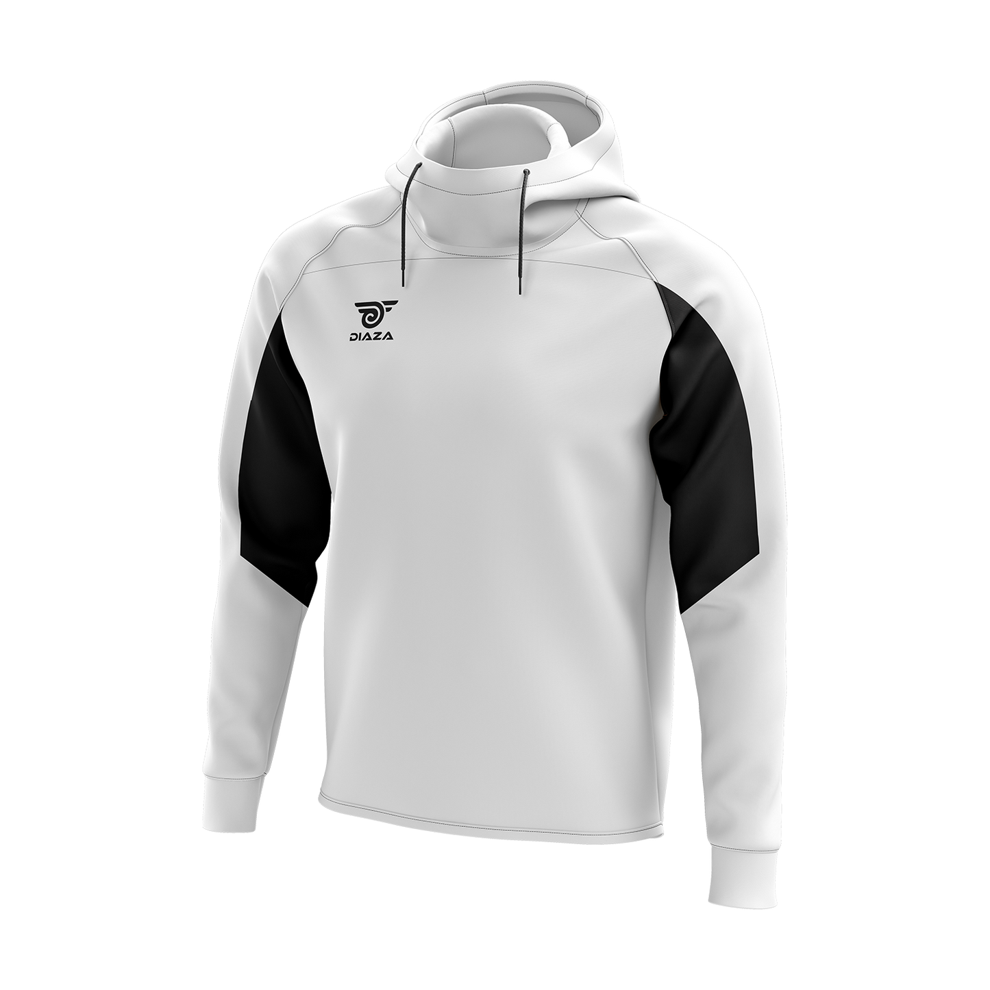 HIGH NECK HOODIE LEGACY WHITE
