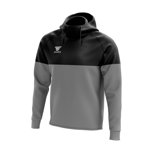 HIGH NECK HOODIE MOMENTUM GREY