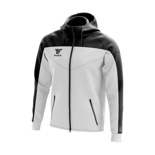 FULL ZIP UP JACKET ZONE WHITE