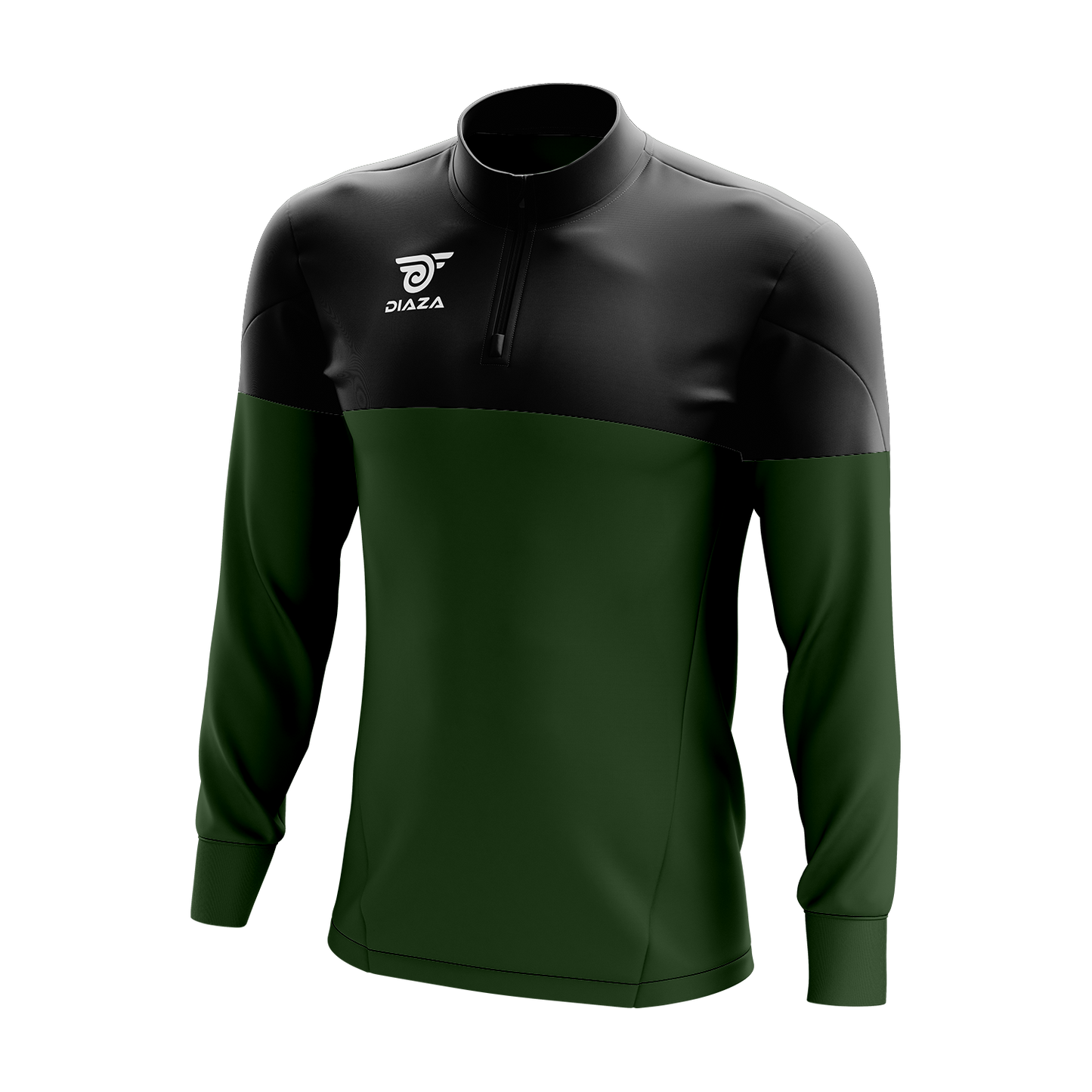 3/4 ZIP UP JACKET MOMENTUM GREEN
