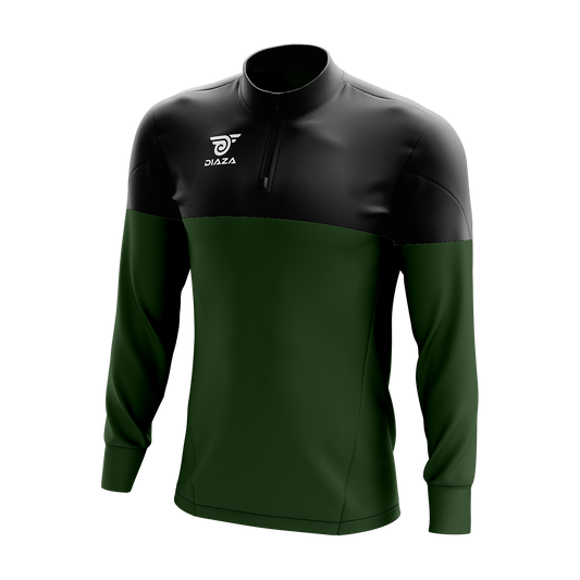 3/4 ZIP UP JACKET MOMENTUM GREEN