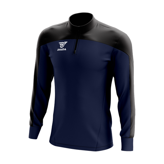 3/4 ZIP UP JACKET ZONE BLUE