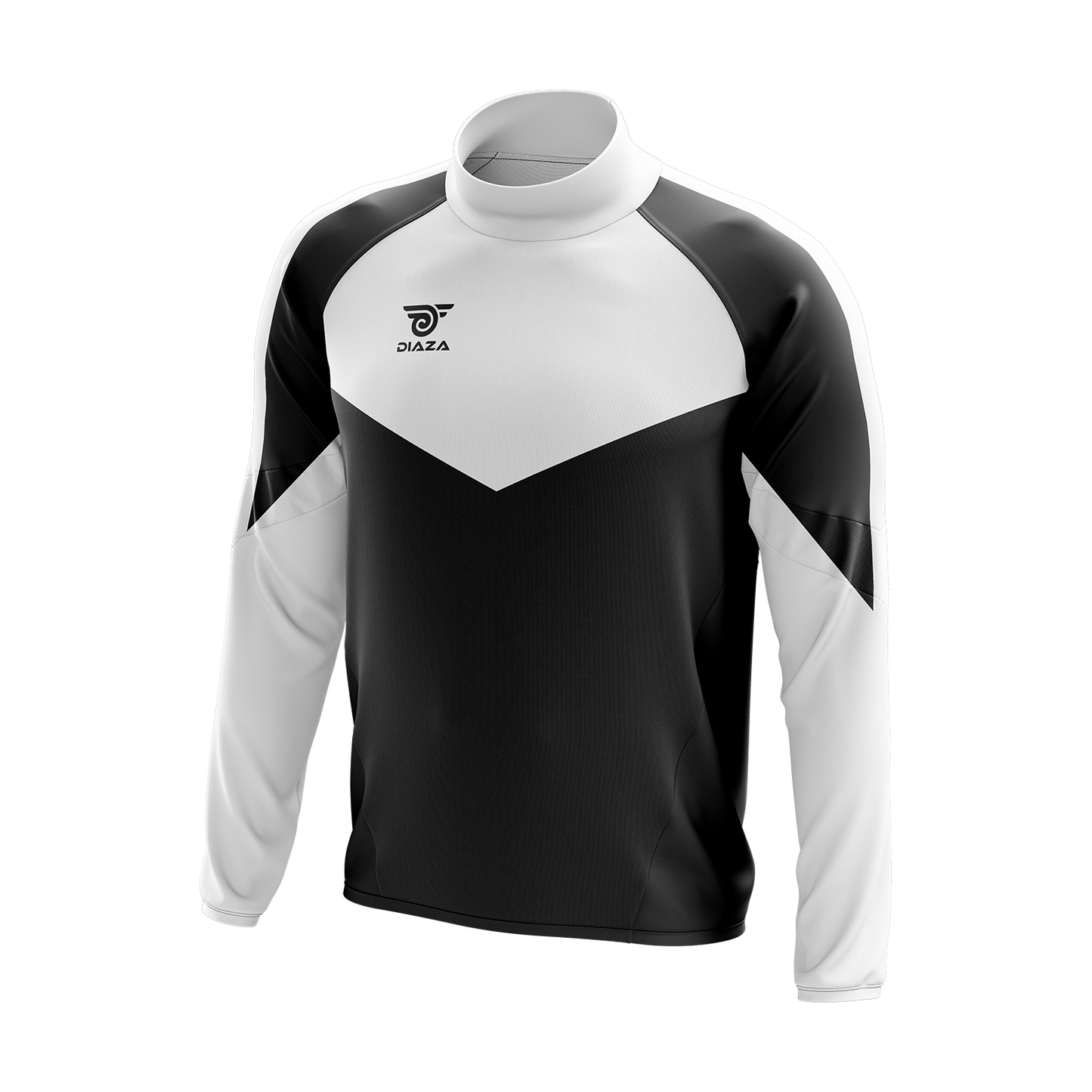 HIGH NECK SWEATER LAVA WHITE
