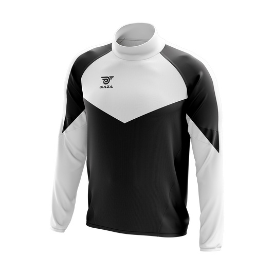 HIGH NECK SWEATER LAVA WHITE