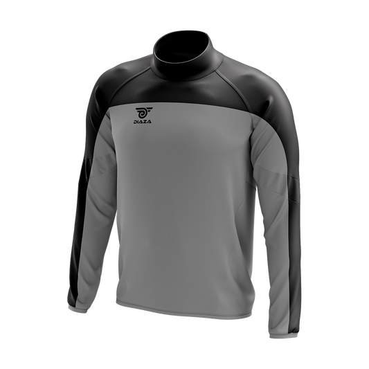 HIGH NECK SWEATER ZONE GREY
