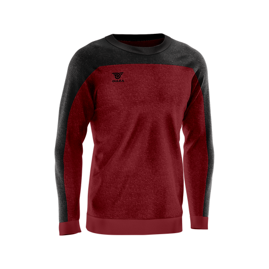 CREW NECK SWEATER ZONE RED
