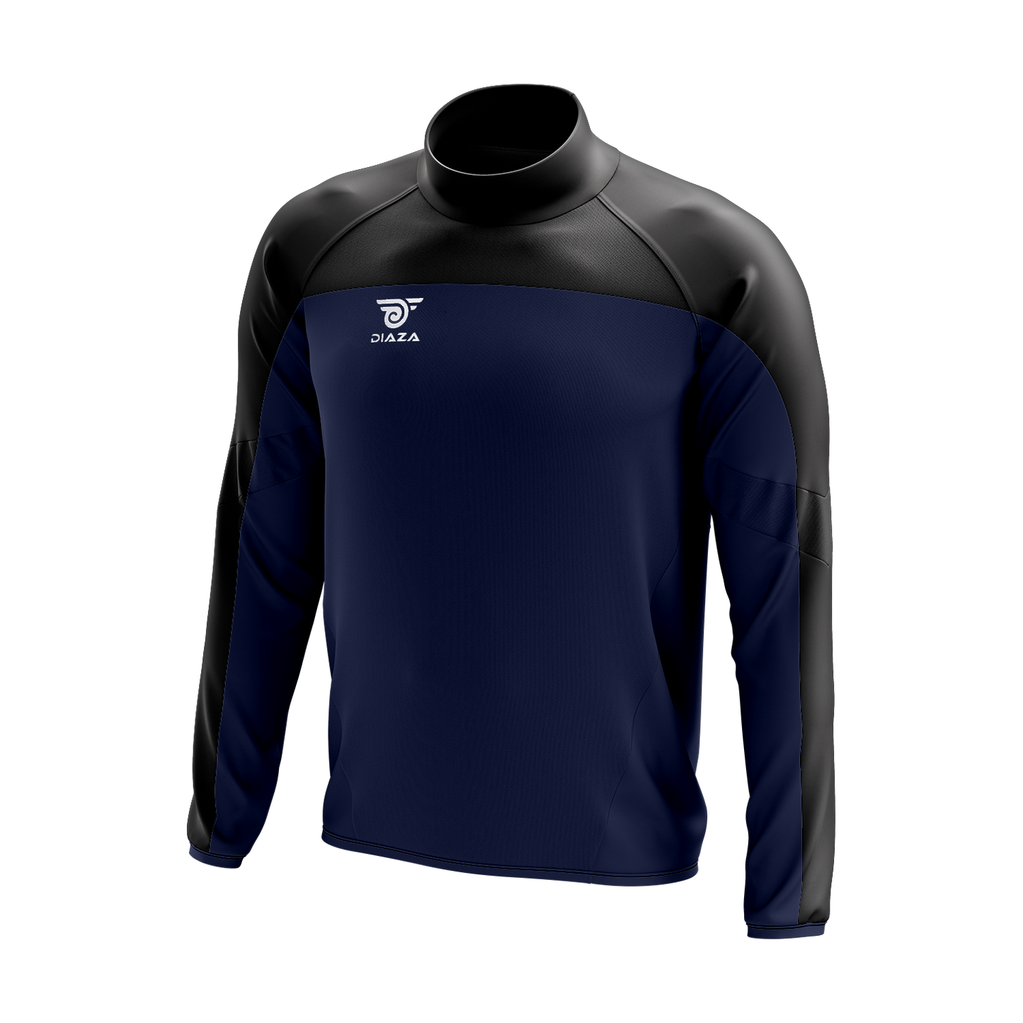 HIGH NECK SWEATER ZONE BLUE
