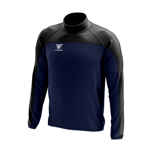 HIGH NECK SWEATER ZONE BLUE
