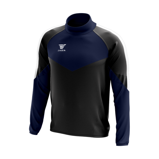 HIGH NECK SWEATER LAVA BLUE