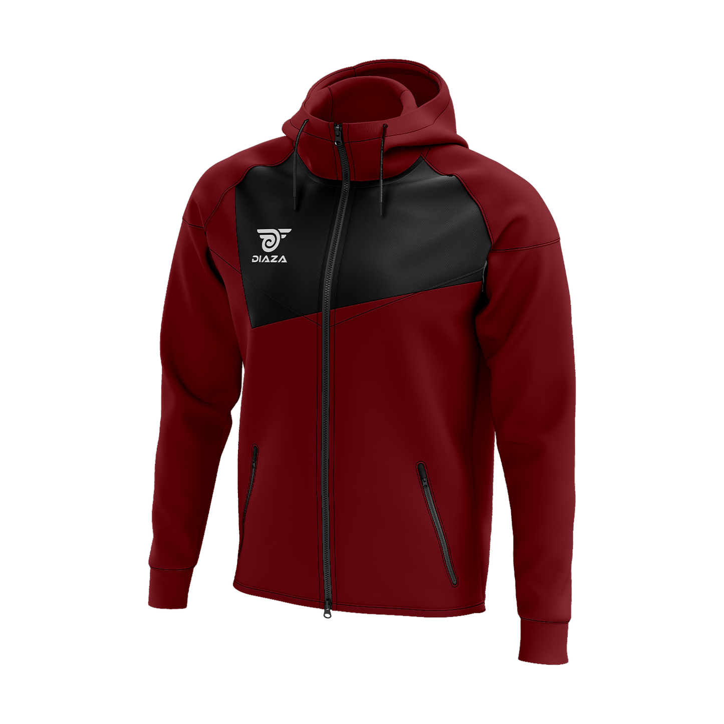 FULL ZIP UP JACKET FROSTLINE RED