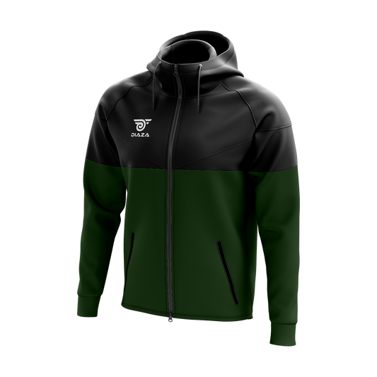 FULL ZIP UP JACKET MOMENTUM GREEN