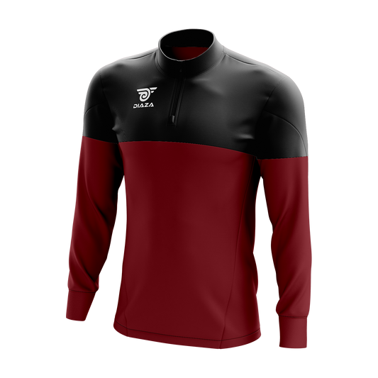 3/4 ZIP UP JACKET MOMENTUM RED