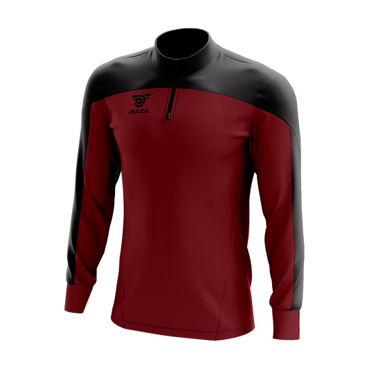 3/4 ZIP UP JACKET ZONE RED