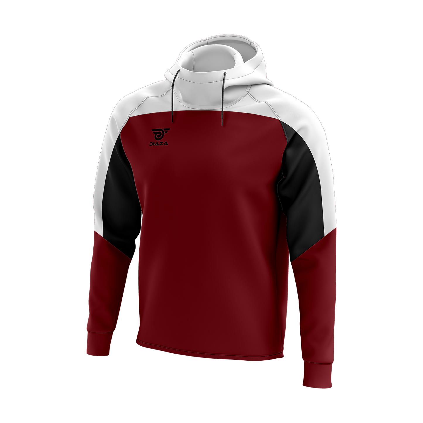 HIGH NECK HOODIE LEGACY RED