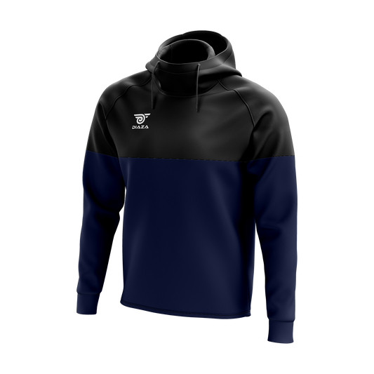 HIGH NECK HOODIE MOMENTUM BLUE