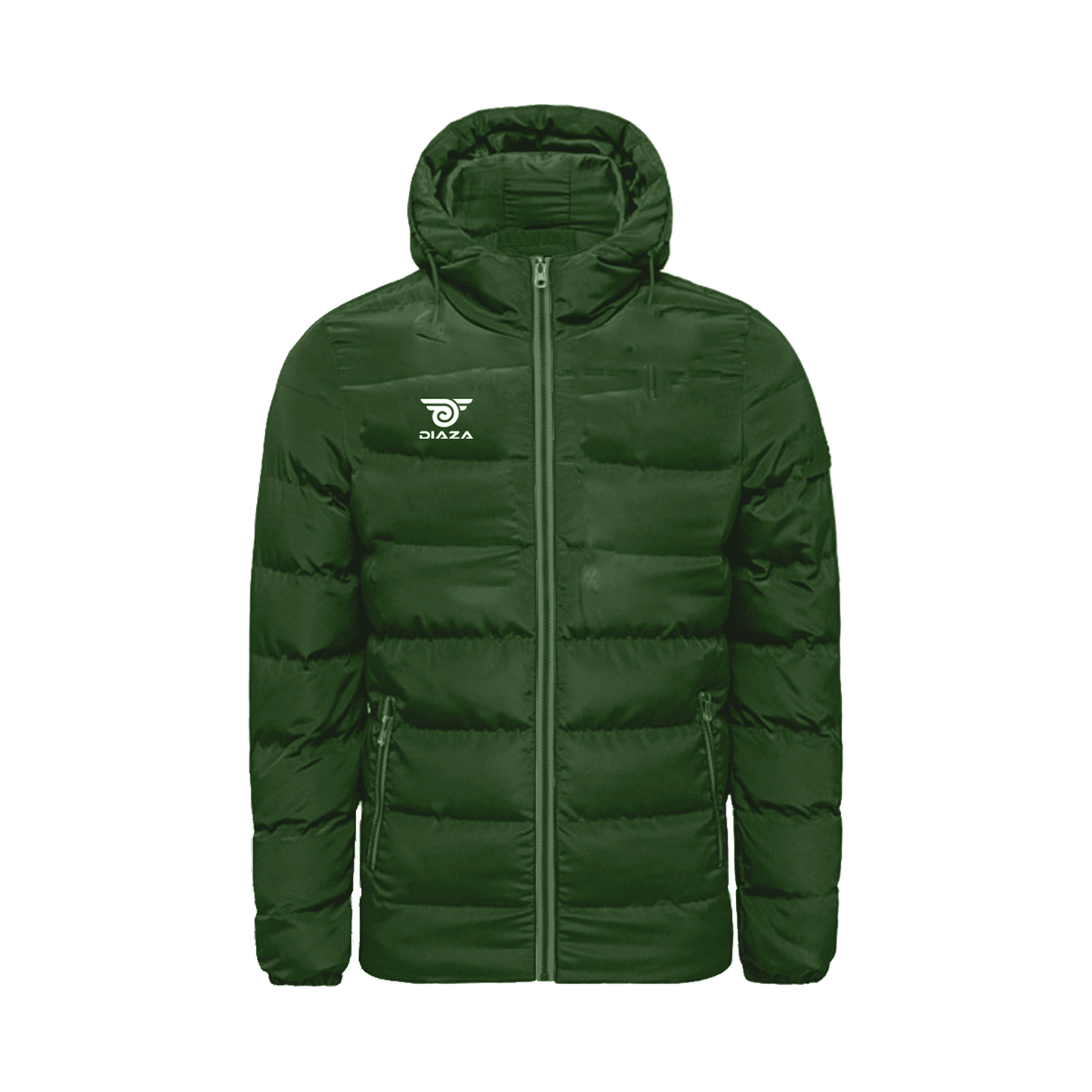 COMPLEX WINTERJACKET WITH HOODIE  GREEN