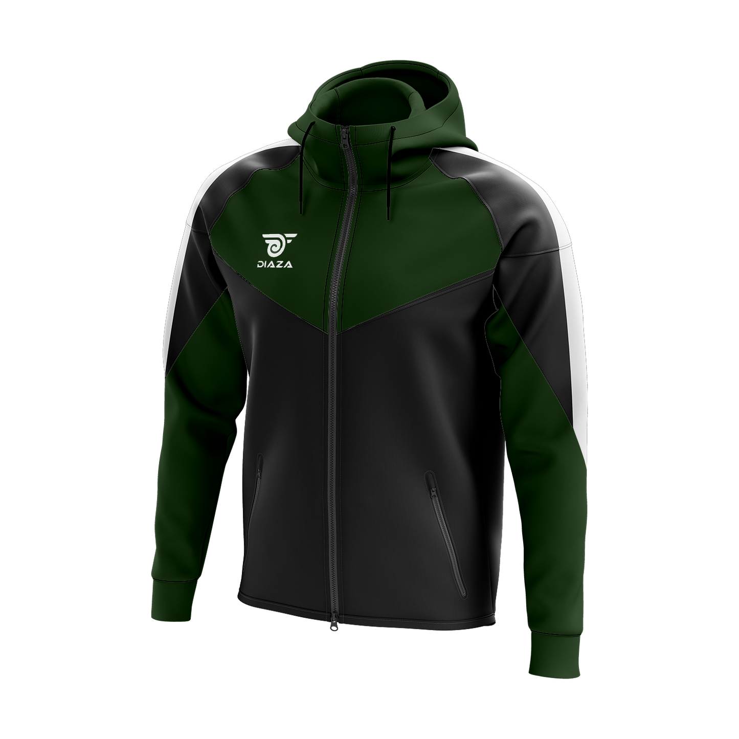 FULL ZIP UP JACKET LAVA GREEN
