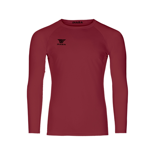 COMPRESSION UNISEX LONG SLEEVE SHIRT WINE