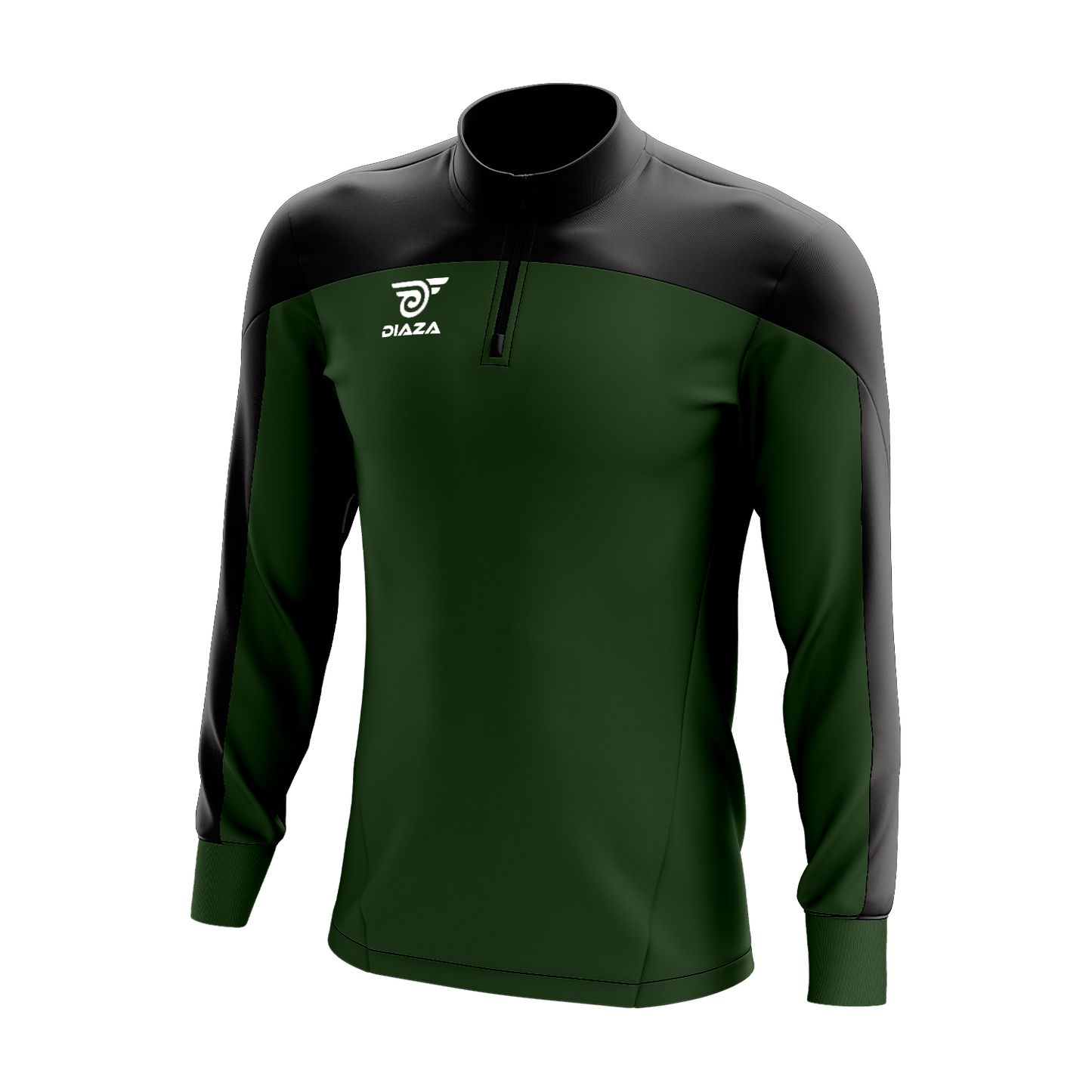 3/4 ZIP UP JACKET ZONE GREEN